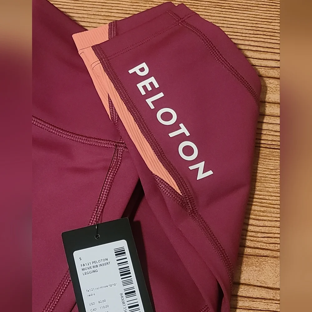 Peloton Women's Move Rib Insert Leggings (size S) - Picture 4 of 5